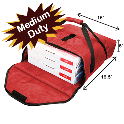 Insulated Pizza Delivery Bag for 12 Large Pizza Boxes